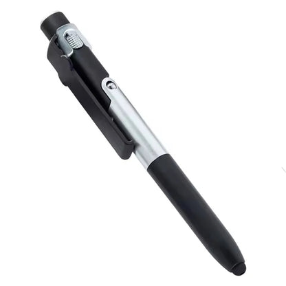 4 IN 1 Multifunction Touch Pen Ballpoint Pens with LED Light Folding Stand for Phone Holder Night Reading Stationery Pencil